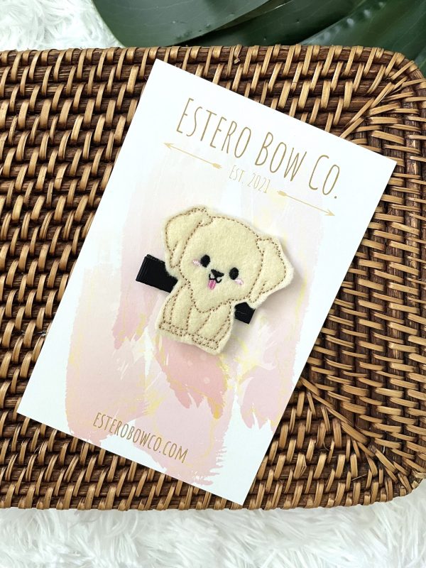 Golden Retriever Hair Clip