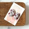 3.5” Butterfly Scalloped Pinch Hair Bow - Image 2
