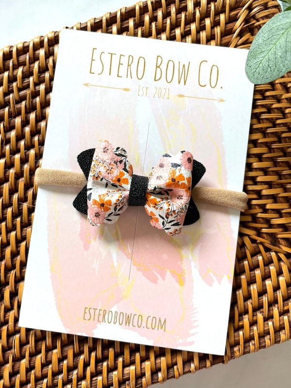 2.5” Floral Hair Bow - Image 3