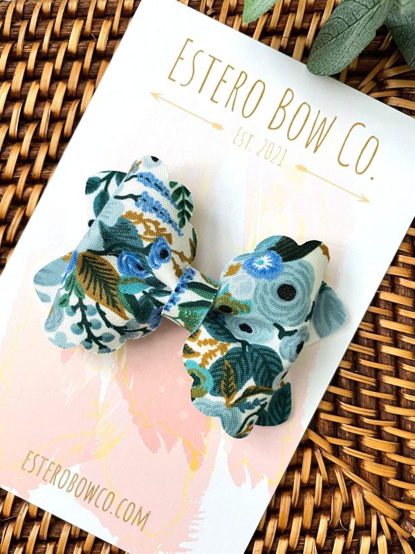 3.5” Rifle Paper Co. Fabric Hair Bow - Image 2