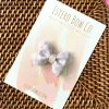 2.5” Purple Gingham Hair Bow - Image 3