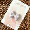 2.5” Purple Gingham Hair Bow