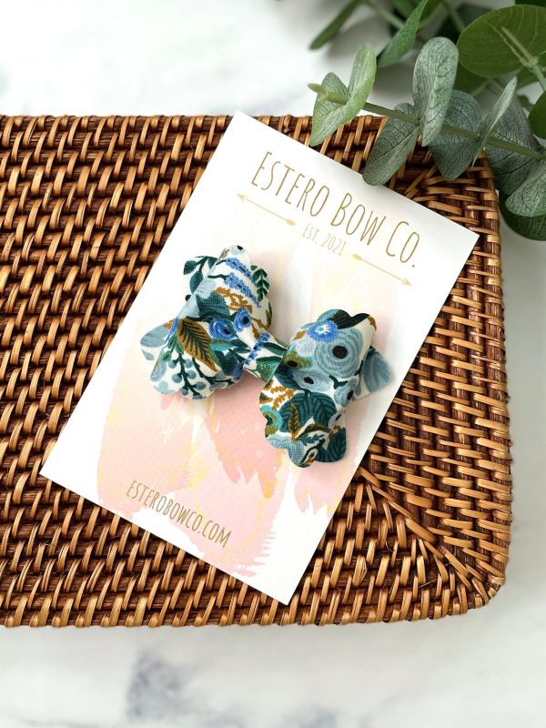 3.5” Rifle Paper Co. Fabric Hair Bow
