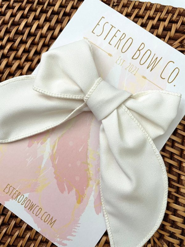 Cream Fable Bow - Image 2