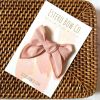 Mauve Mini Fable Bow - Image 3