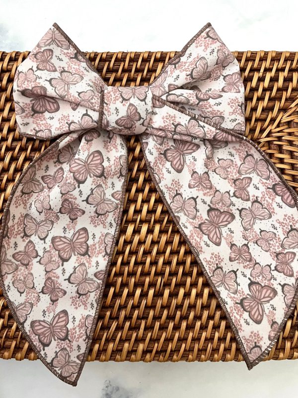 XL Neutral Butterfly Fable Bow - Image 3