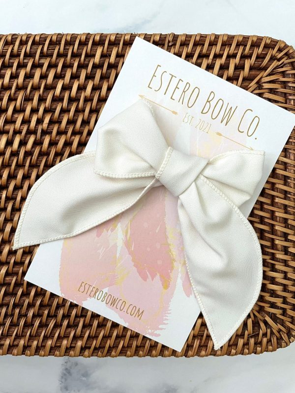 Cream Fable Bow