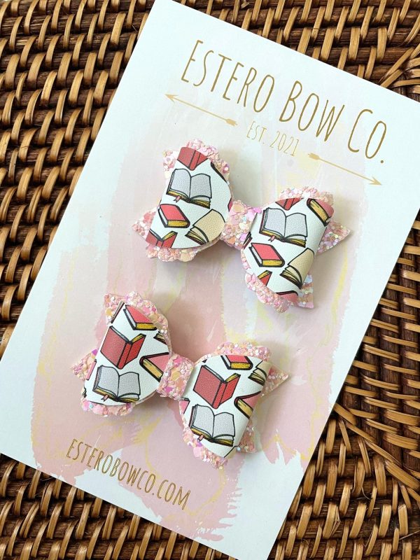 2.5” Book Pigtail Bows - Image 2