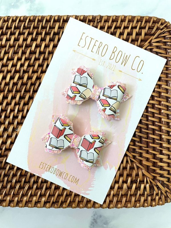 2.5” Book Pigtail Bows