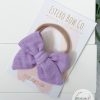 Lavender Gauze Hair Bow - Image 5