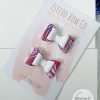 2.5” Americana Marble Pigtail Bows - Image 2