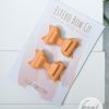 2.5" Bright Summer Orange Hair Bow - Image 3