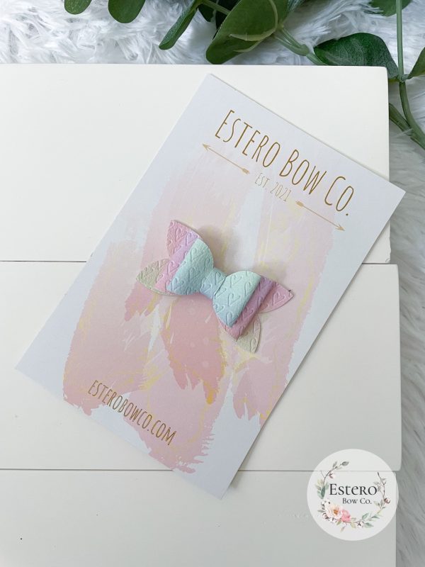 2.5" Ombre Hearts Hair Bow