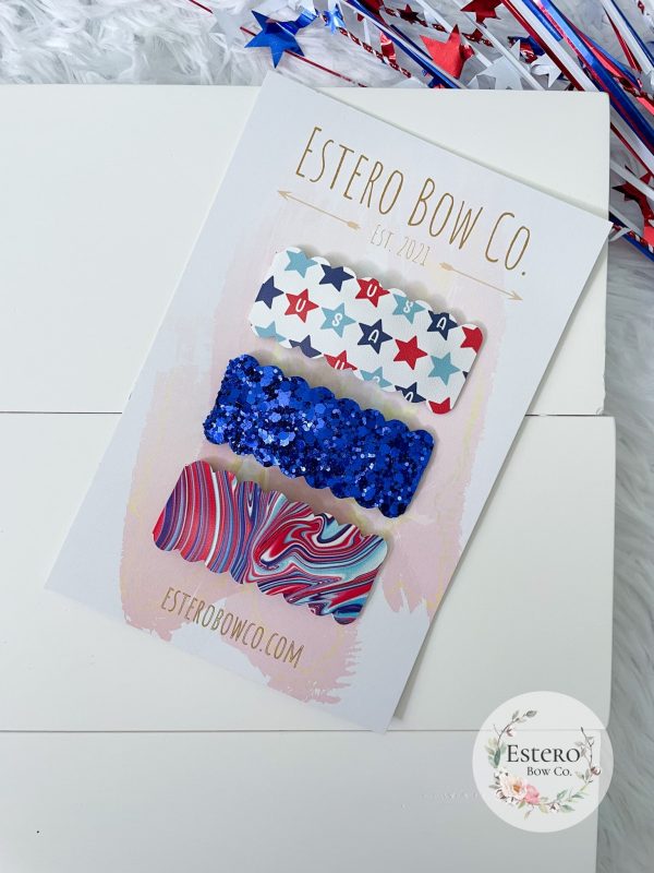 USA Snap Clip Set