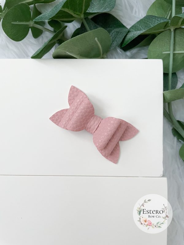 2.5" Blush Pink Hair Bow