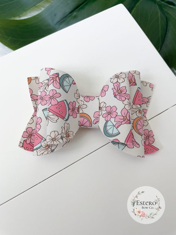3.5” Summer Fruit Hair Bow