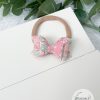 2.5" Seashell Floral Hair Bow - Image 3