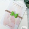 1.72” Bright Summer Green Hair Bow - Image 3