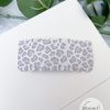 Large Neutral Leopard Snap Clip