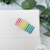 Rainbow Glitter Snap Clip - Image 3