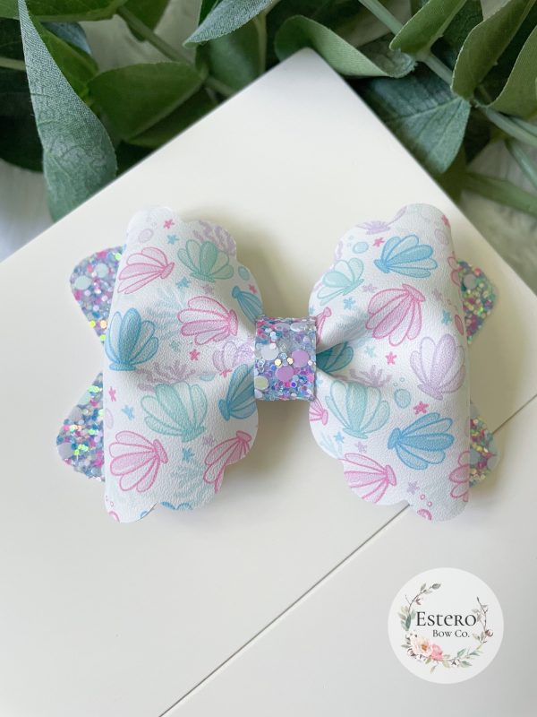 3.5” Shell Hair Bow