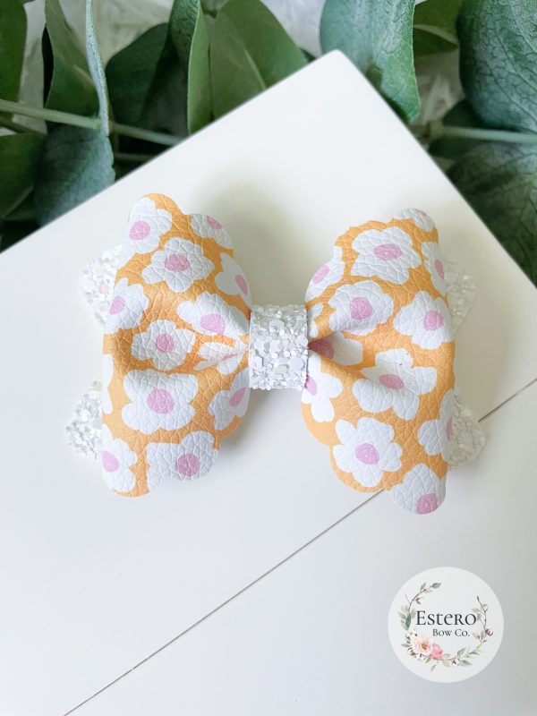 3.5” Retro Summer Hair Bow