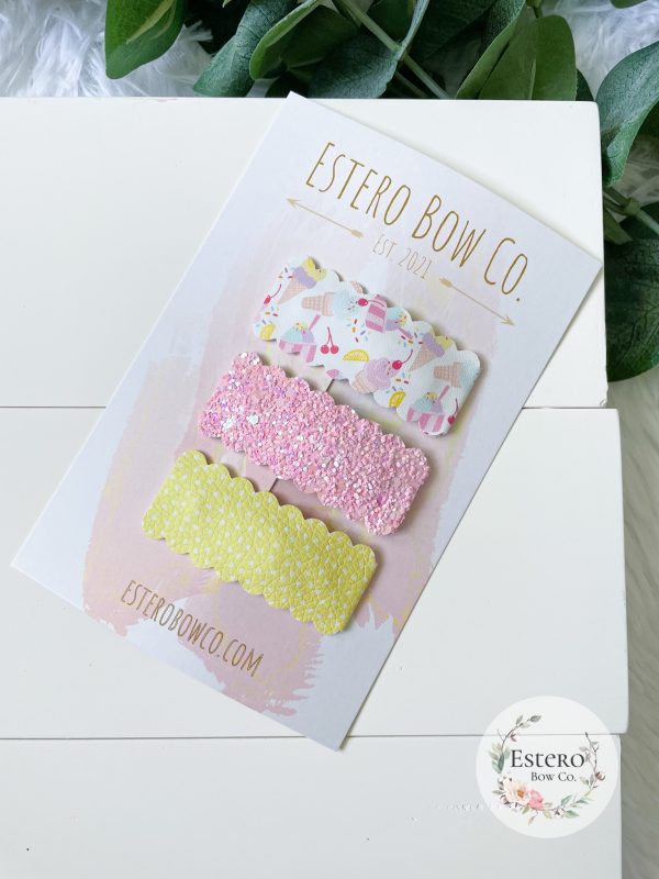 Ice Cream Shop Snap Clip Set