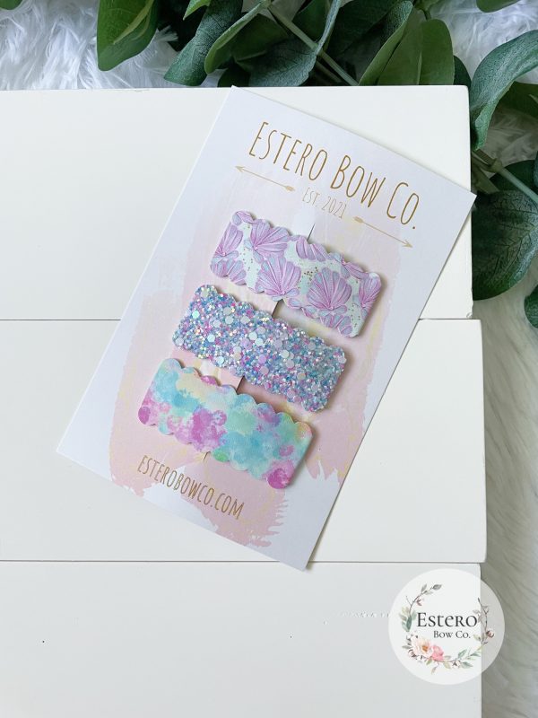 Seashell Snap Clip Set - Image 2
