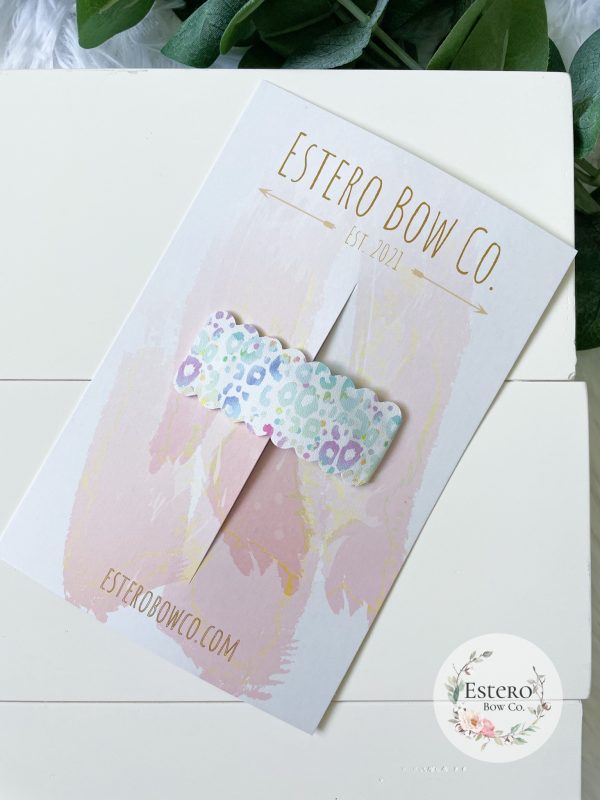 Pastel Leopard Snap Clip - Image 2
