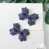 2.5" Denim Polka Dots Hair Bow - Image 2