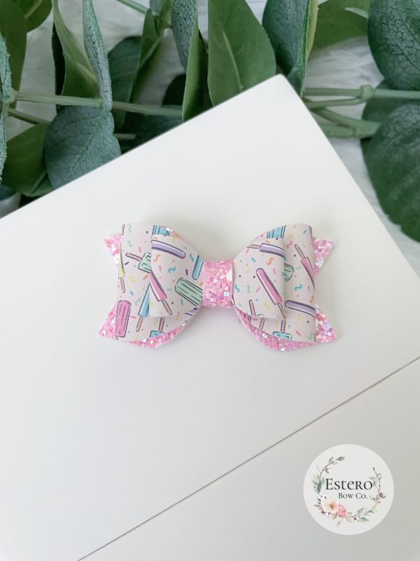 2.5" Retro Popsicles Hair Bow