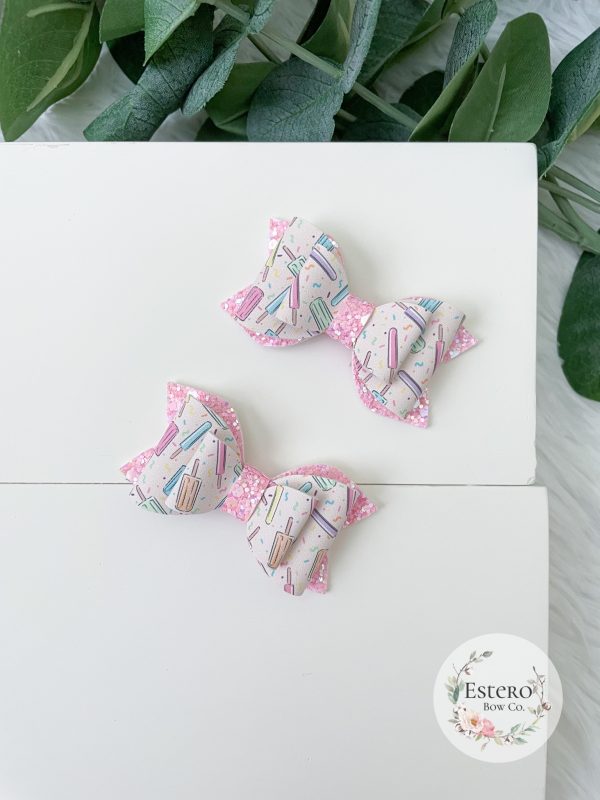 2.5" Retro Popsicles Hair Bow - Image 2