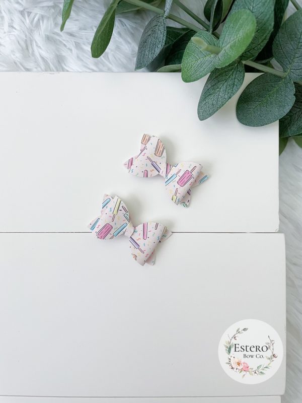 1.72” Retro Popsicles Hair Bow - Image 3