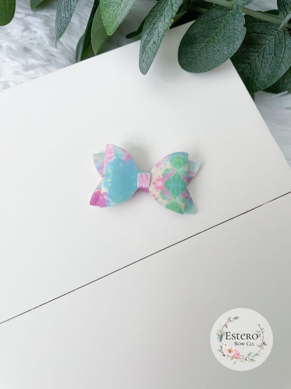1.72” Tie Dye Hair Bow