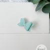 1.72” Light Green Polka Dots Hair Bow - Image 2