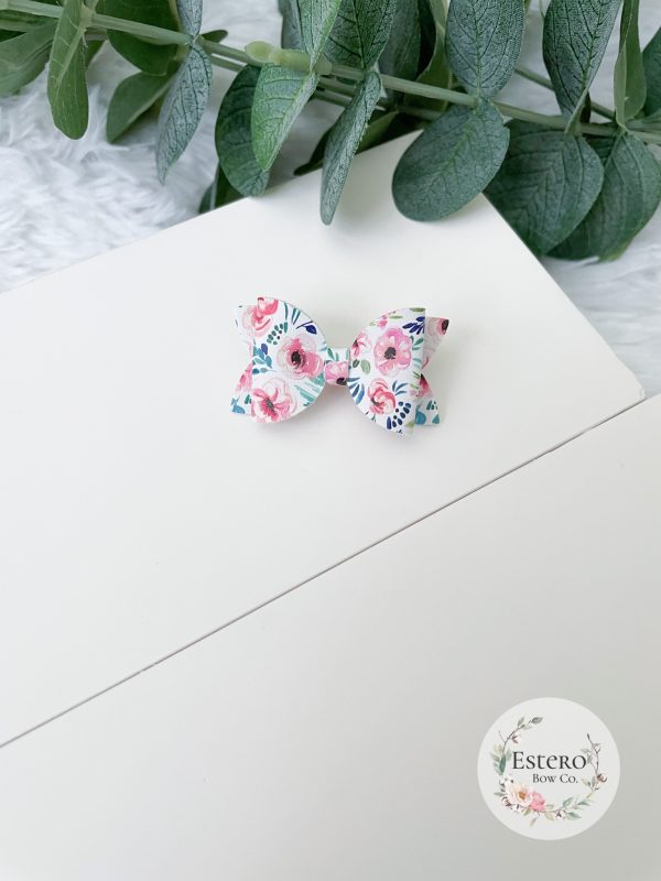 1.72” Floral Hair Bow
