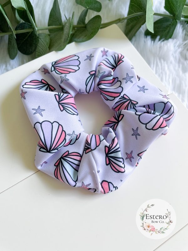 Purple Shells Adult Swim Scrunchie