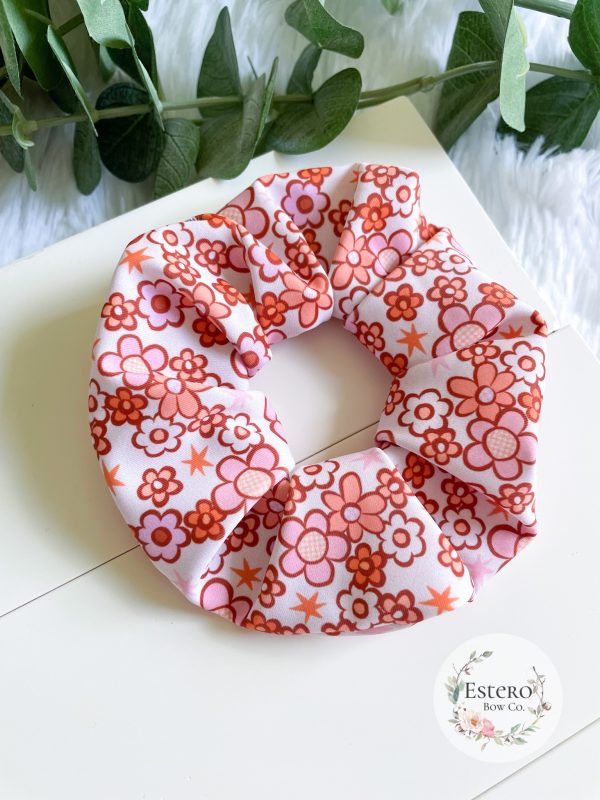 Boho Flowers Adult Swim Scrunchie