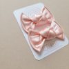 Knot Pigtail Set / Melon Satin - Image 2