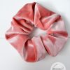 Dark Rose Velvet Adult Scrunchie - Image 3