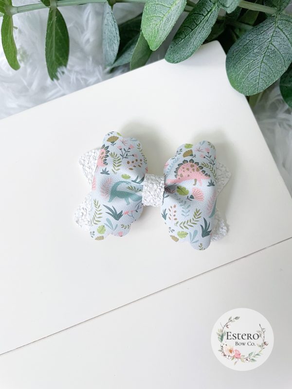 2.5” Dino Hair Bow
