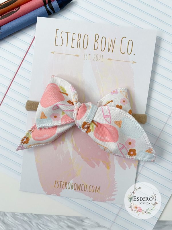 School Supply Mini Fable Bow - Image 2