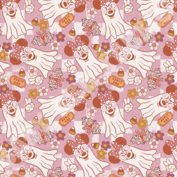 PREORDER Pink Retro Mouse Bullet Scrunchie