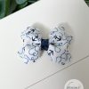 2.5” Anchors Away Scalloped Pinch Bow