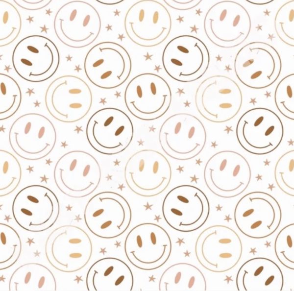 PREORDER Rust Smiley Bullet Scrunchie