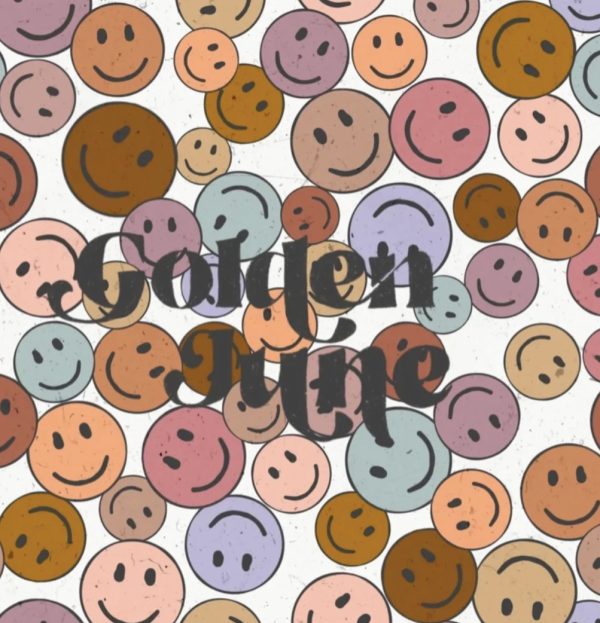 PREORDER Muted Smiley Bullet Scrunchie