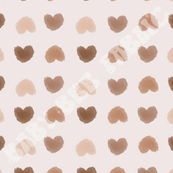 PREORDER Neutral Hearts Bullet Scrunchie