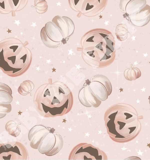PREORDER Pink Pumpkins Bullet Scrunchie