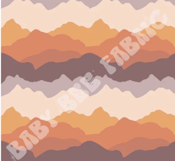 PREORDER Mountain Sunset Bullet Scrunchie