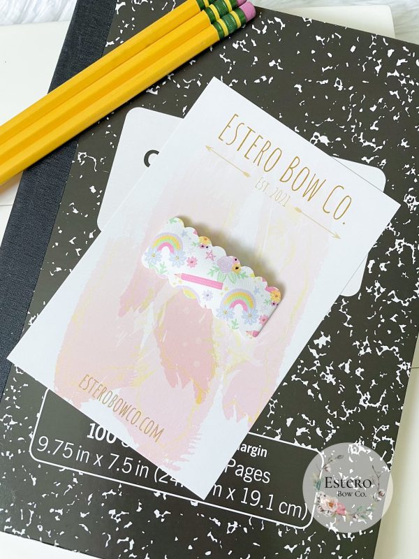 Rainbow Pencil Snap Clip - Image 2
